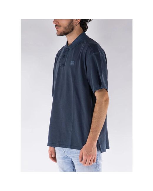Timberland Denim polo shirt in Blue für Herren