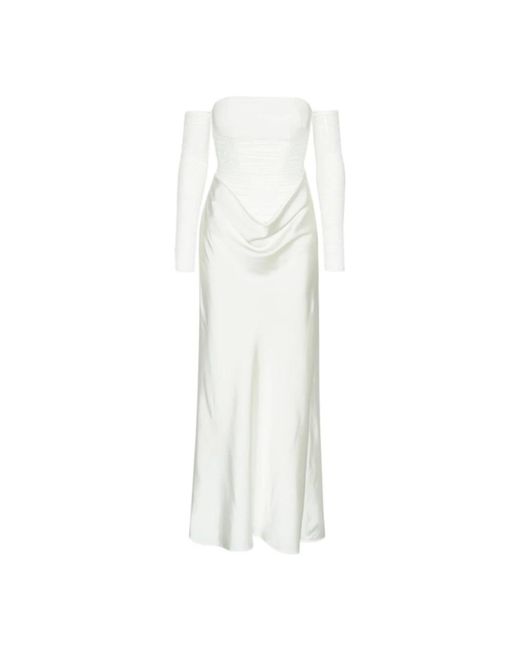 ROTATE BIRGER CHRISTENSEN Witte Rotate Jurk in het White