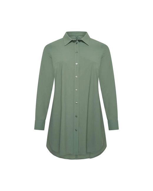 Plus Basics Blouse Long in het Green
