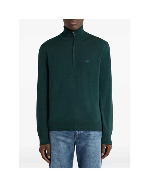 Etro Green Turtlenecks for men