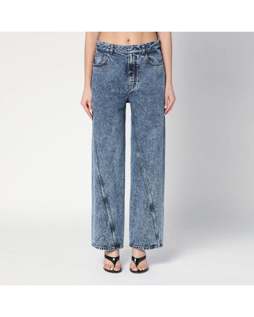 Alaïa Straight Jeans in het Blue
