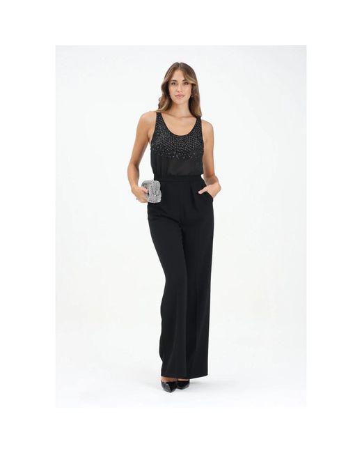 Elisabetta Franchi Black Jumpsuits