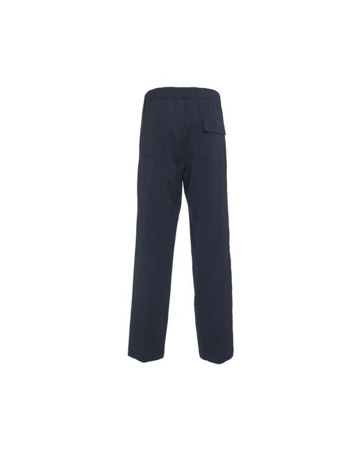 Mauro Grifoni Blue Slim-Fit Trousers for men