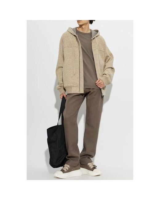 Zip-Throughs Rick Owens de hombre de color Natural