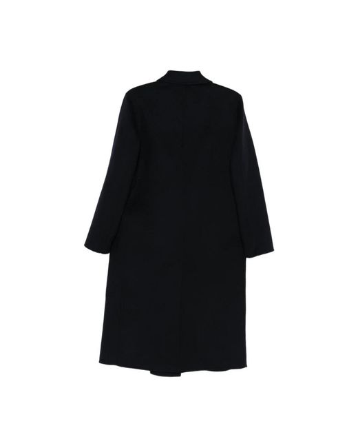 Paltò Black Double-Breasted Coats