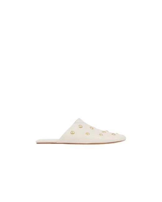 Chloé White Rita Mule