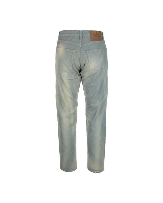 Prada Gray Straight Jeans for men