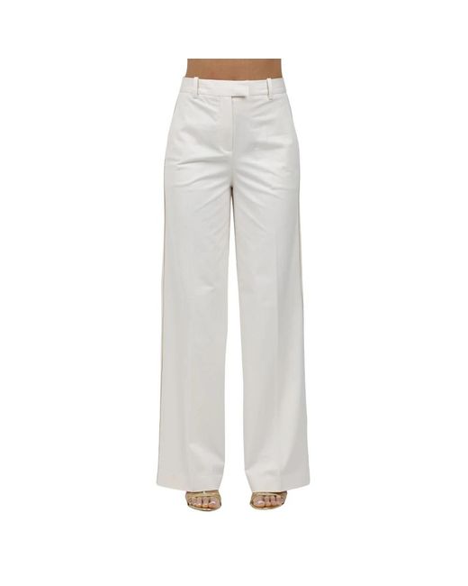Circolo 1901 Gray Wide Trousers