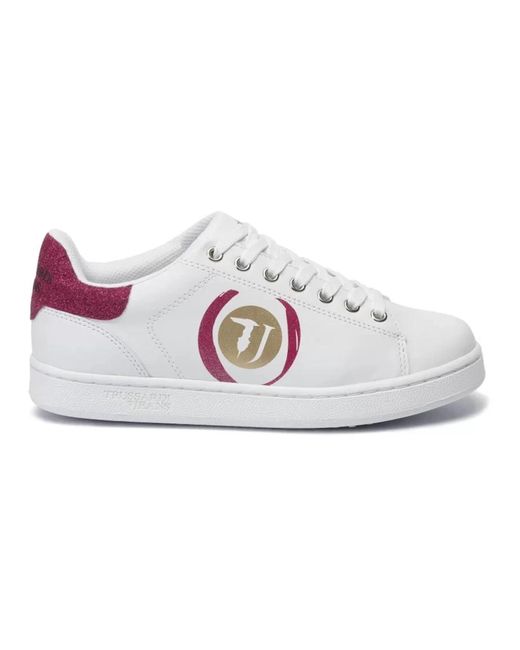 Trussardi White Casual sneaker 79a00423