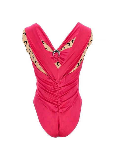 MARINE SERRE One-Piece in het Pink