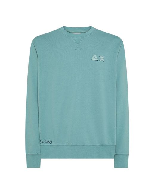 Sun 68 Cenere Sweatshirt Vintage Fleece in Green für Herren