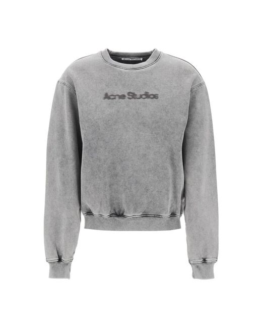 Sweatshirts Acne de color Gray