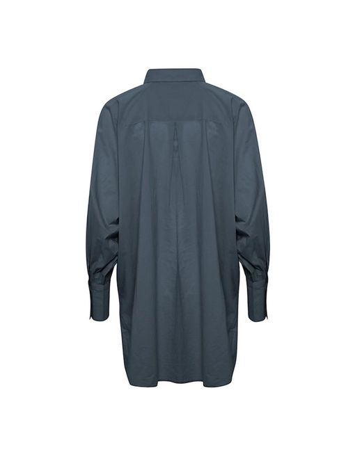 Part Two Kleedjes ,Blauw ,Midnight Stijlvolle Shirt in het Blue
