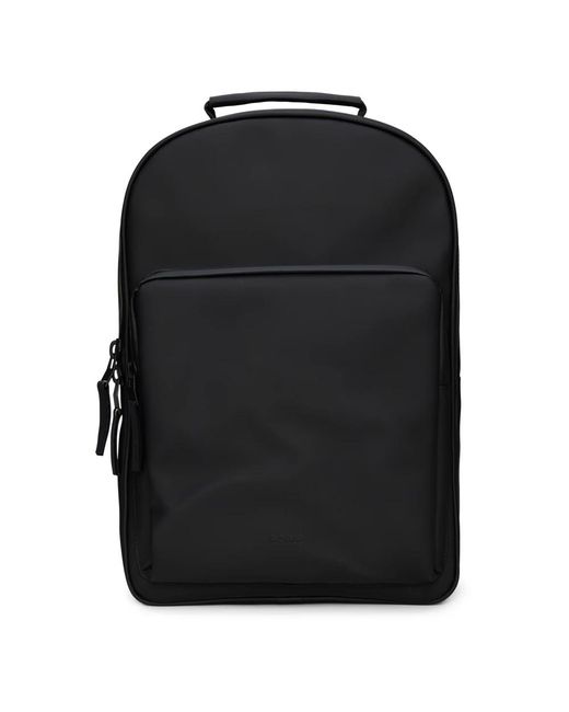 Rains Black Backpacks