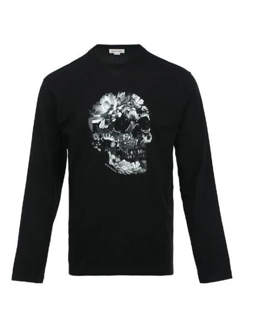 McQueen Long Sleeve Tops in Black for Men Lyst UK