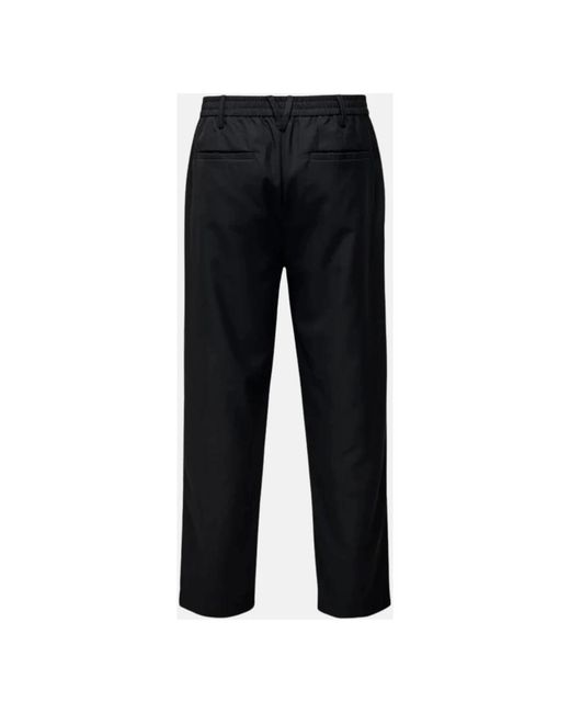 Only & Sons Broeken ,Zwart ,Leer Onsgenova Tailored 0380 Pant in het Blue voor heren