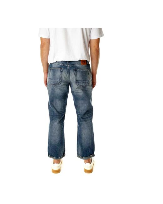 Denham Blue Straight Fit Jeans for men