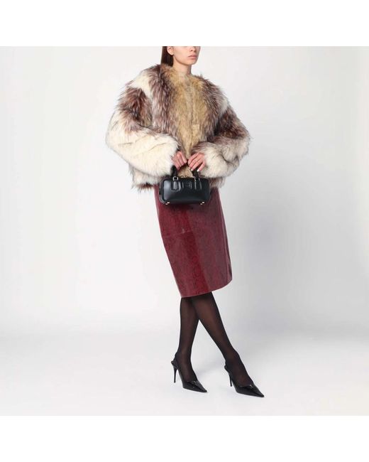 Halfboy Brown Faux Fur & Shearling Jackets