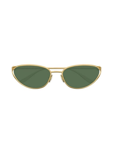 Bottega Veneta Green Sunglasses