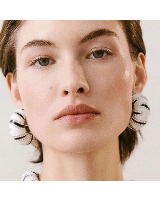 Earrings Jacquemus en coloris Metallic