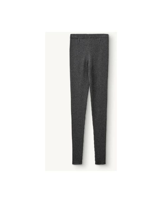 THE GARMENT Gray Graue Melange Woll-Kaschmir-Hose