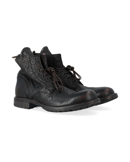 Lace-Up Boots Moma pour homme en coloris Black