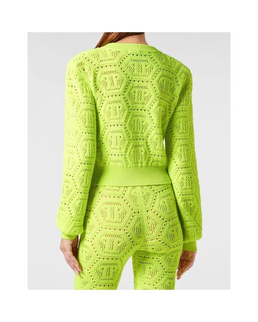 Cardigans di Philipp Plein in Green