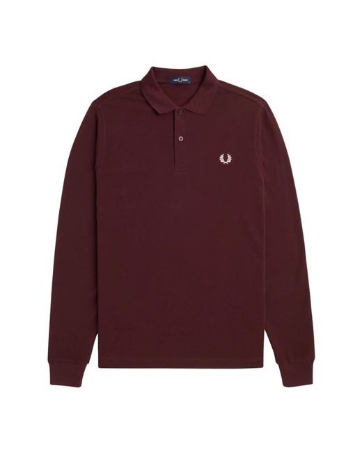 Fred Perry Polo Shirts in het Purple voor heren