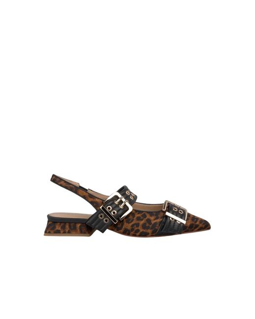 Alma En Pena. Brown Ballerina Shoes
