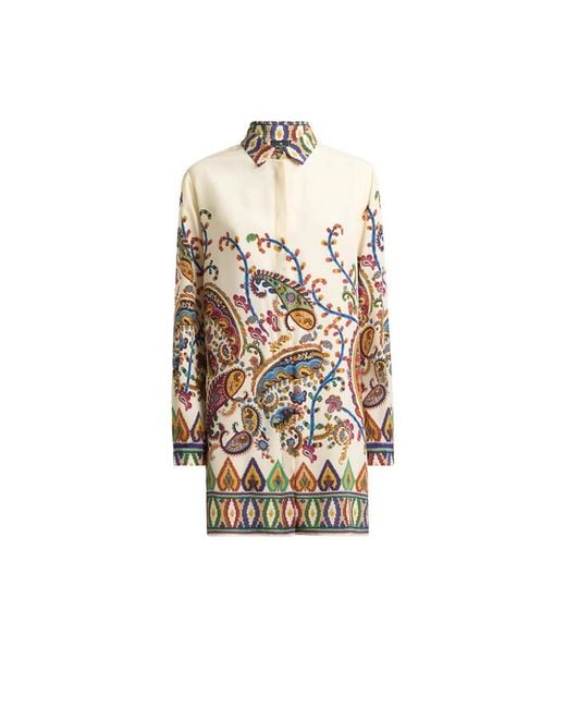 Etro Natural Shirt Dresses