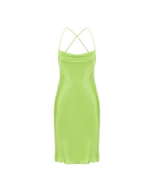 Saint Laurent Green Party Dresses