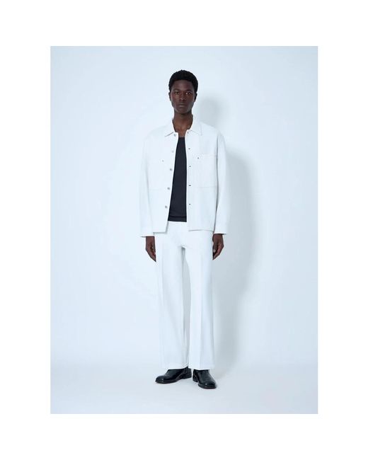 Lemaire Blue Denim Jackets for men