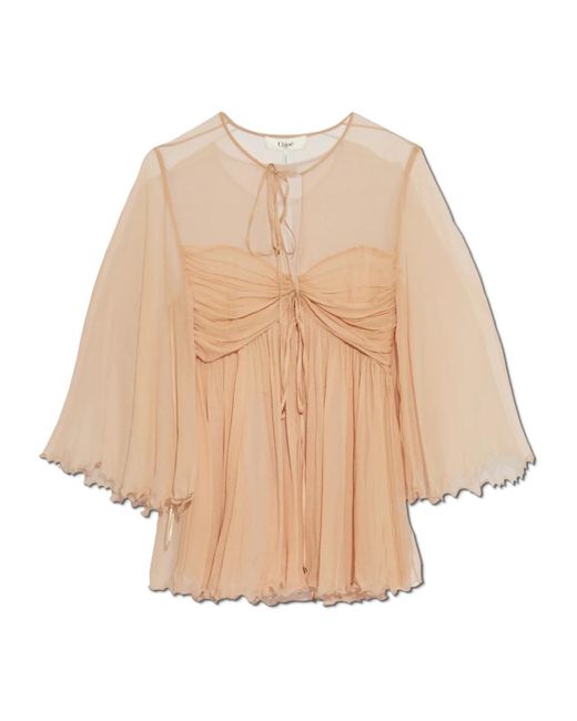 Blouses di Chloé in Natural