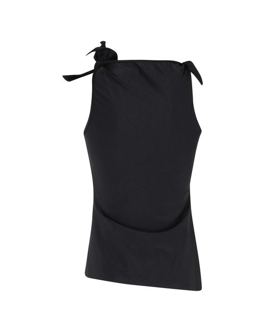 Coperni Flower Top in het Black