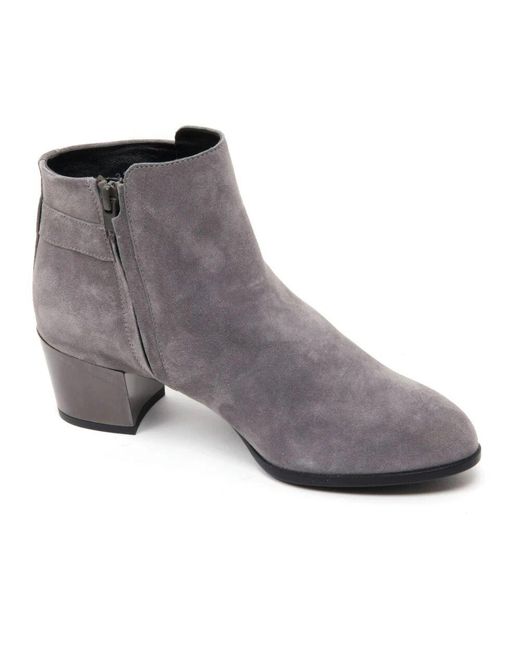 Hogan Gray Heeled Boots
