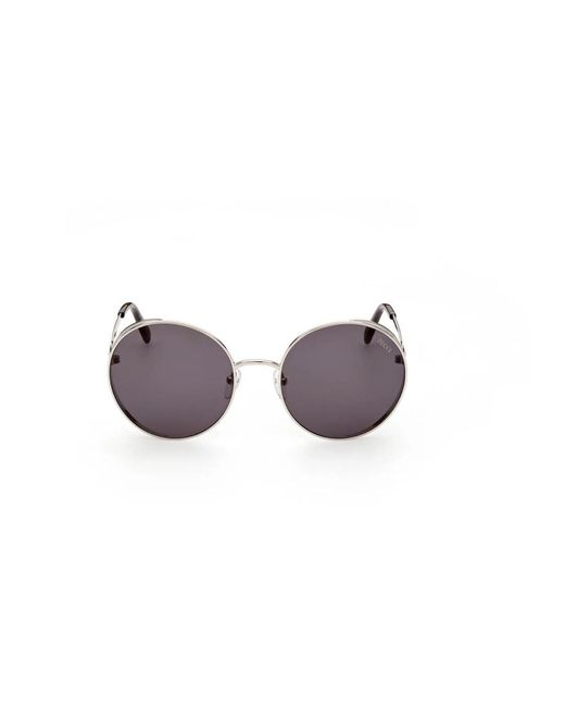 Occhiali da sole in metallo e nylon per donne di Emilio Pucci in Purple