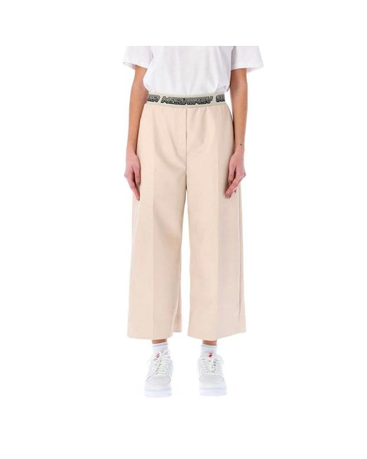 Stella McCartney Natural Cropped Trousers