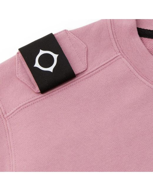 Ma Strum Dunkler core crew sweatshirt in Pink für Herren