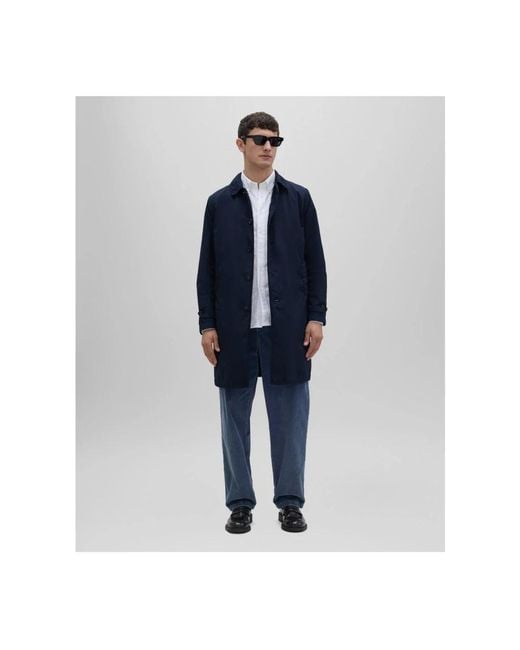 Aspesi Blue Single-Breasted Coats for men
