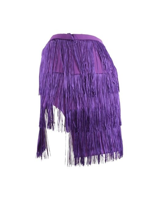 Pinko Purple Short Skirts