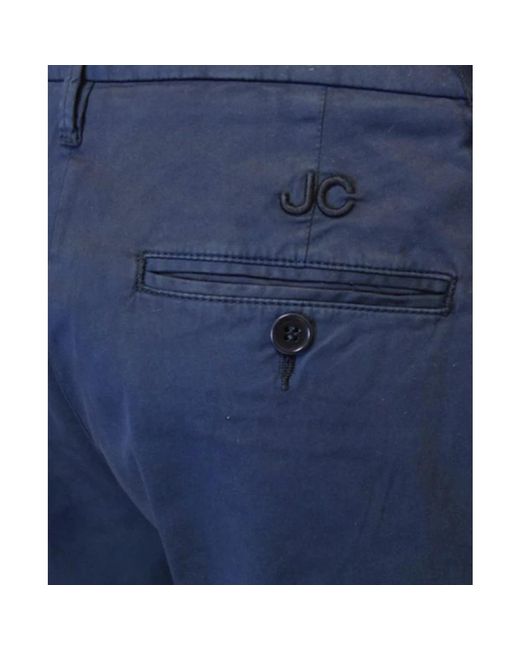 Jacob Cohen Slim-Fit Trousers in het Blue voor heren