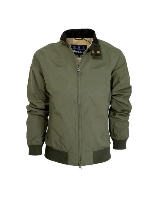 Barbour Green Bomber Jackets for men