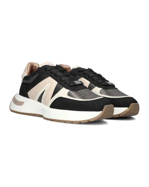 Alexander Smith Glitzernde Low-Leder-Sneakers in Black für Herren