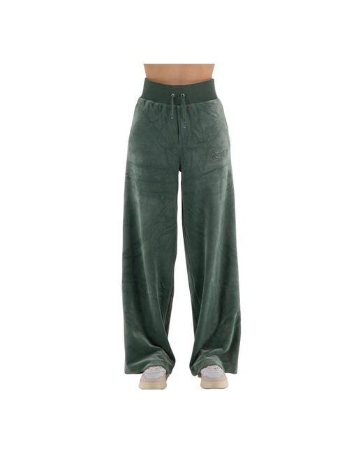 Juicy Couture Green Wide Trousers
