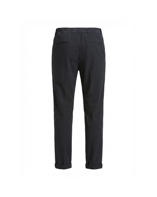 Peserico Blue Cropped Trousers for men