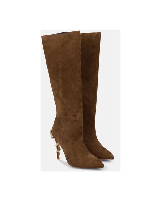 Alma En Pena. Brown Heeled Boots