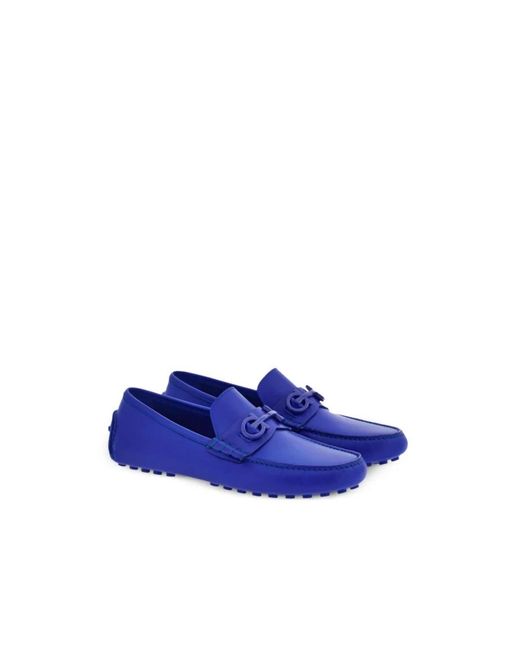 Ferragamo Blue Loafers for men