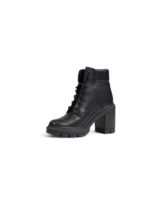 Timberland Black Heeled Boots