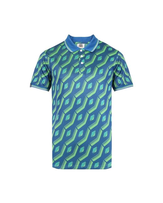 Jacq polo shirt lifestyle poliestere di Umbro in Blue da Uomo