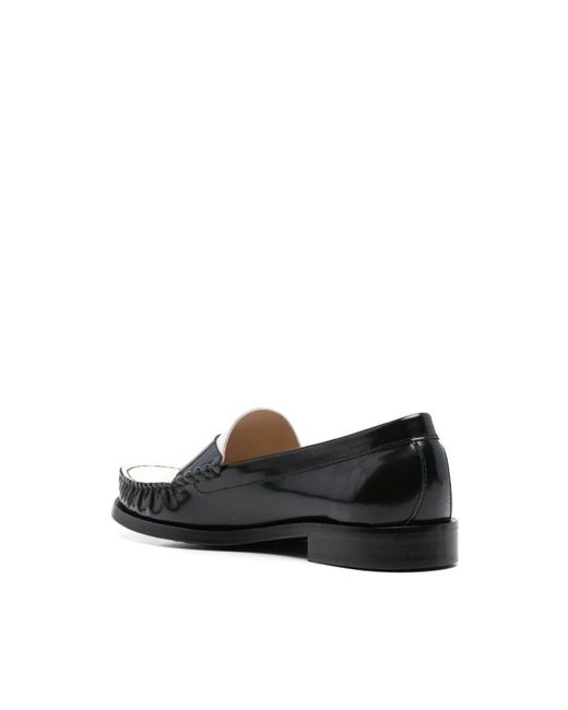 Stuart Weitzman Black Schwarze flache schuhe